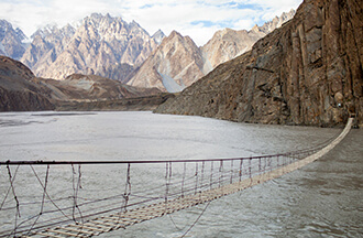 Hussaini Bridge in Gilgit