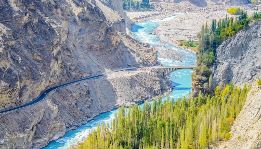 Autumn colors in Hunza Valley, Gilgit-Baltistan